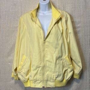 Vintage CBO New York Yellow Zip Up Jacket